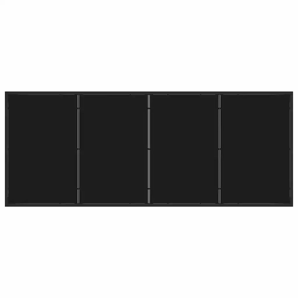Set da Pranzo per Giardino 7 pcs Nero 3379210