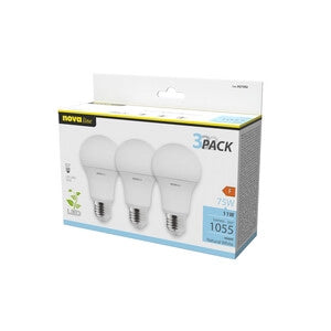NOVA LAMPADA LED CLASSIC E27 11W 4000K PZ.3- 1,0 pz