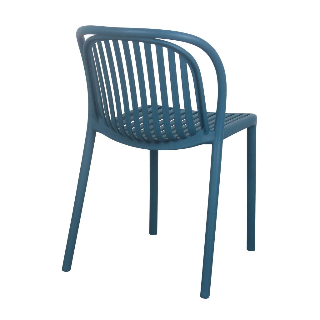 Oviala - Sedia da terrazza blu anatra