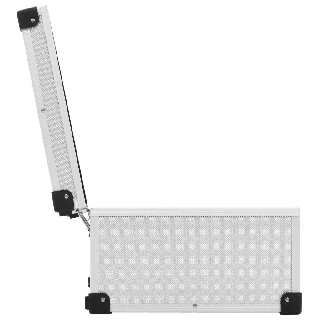 Custodia CD per 80 CD in Alluminio ABS Argento 91854