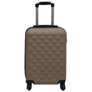 Trolley a Custodia Rigida Marrone in ABS 92423