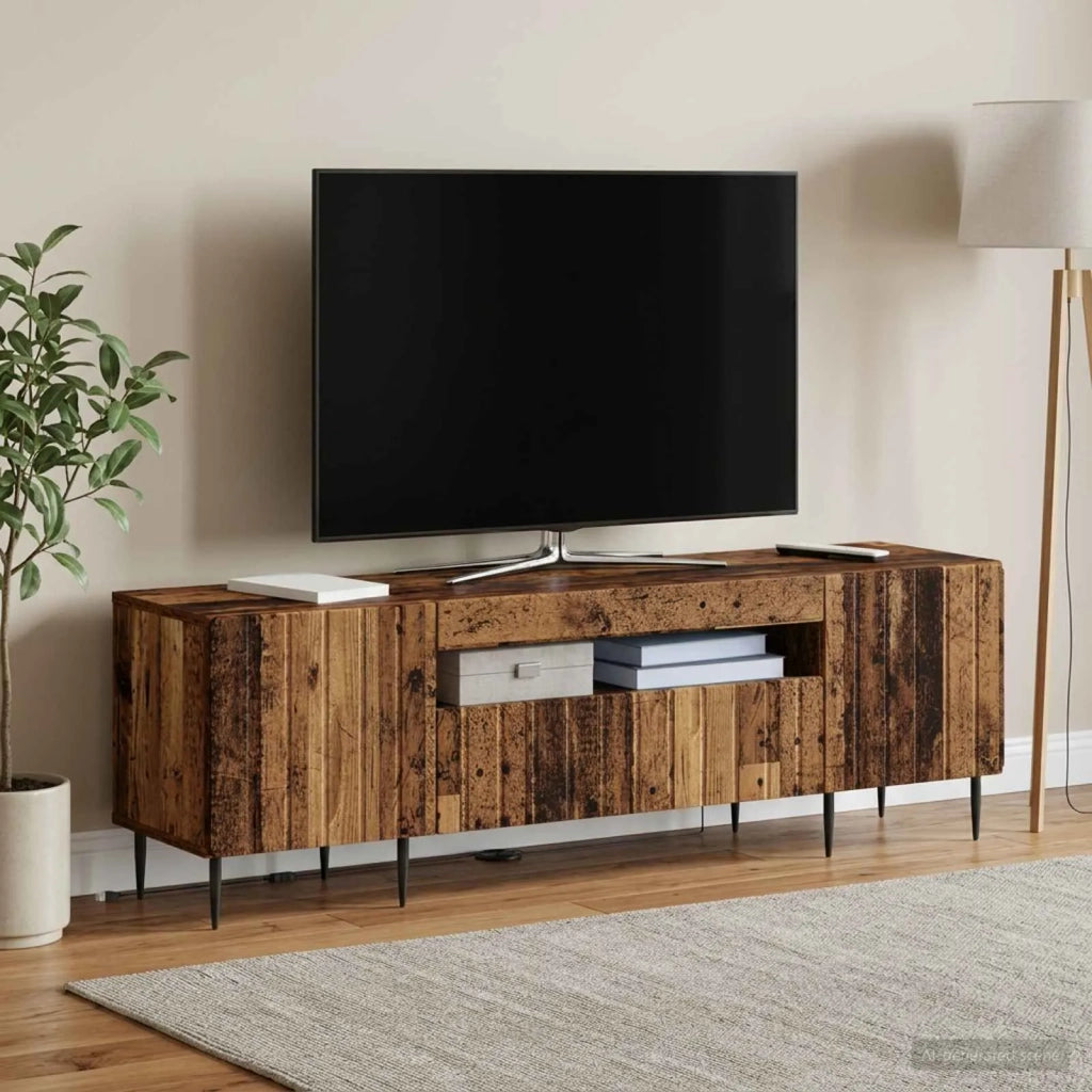 Mobile TV LED Legno antico Legno ingegnerizzato 896473