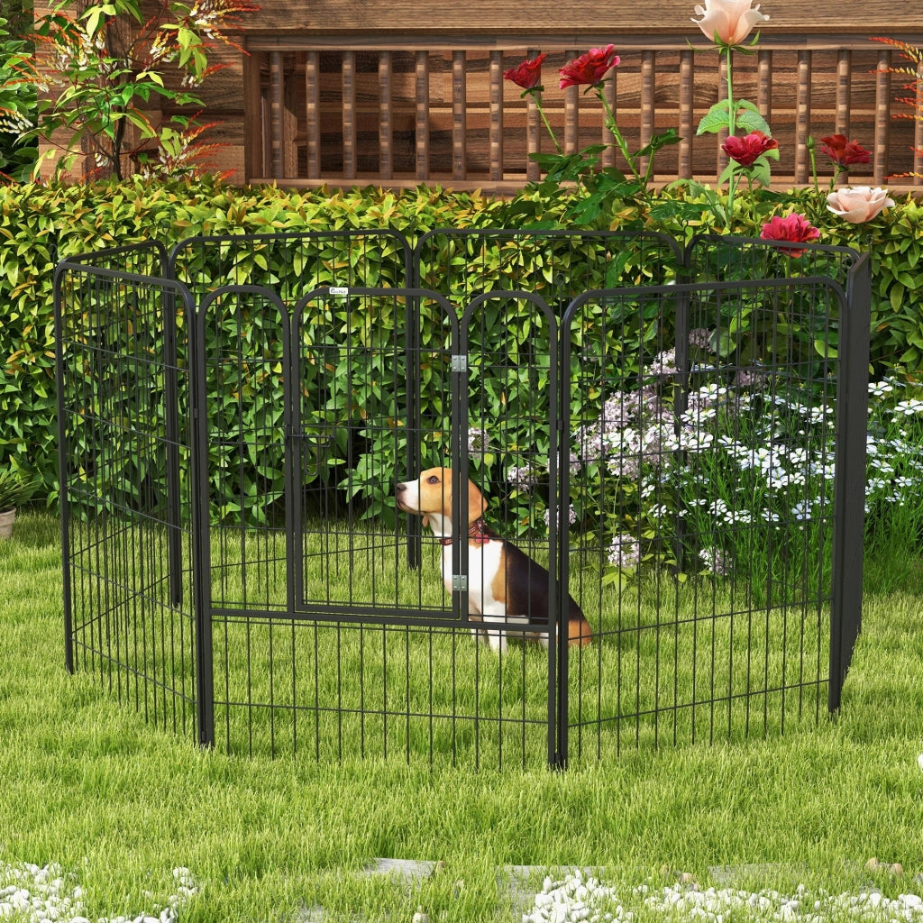 Recinto per animali modulabile ¨C Minimal ¨C 80x100 cm nero