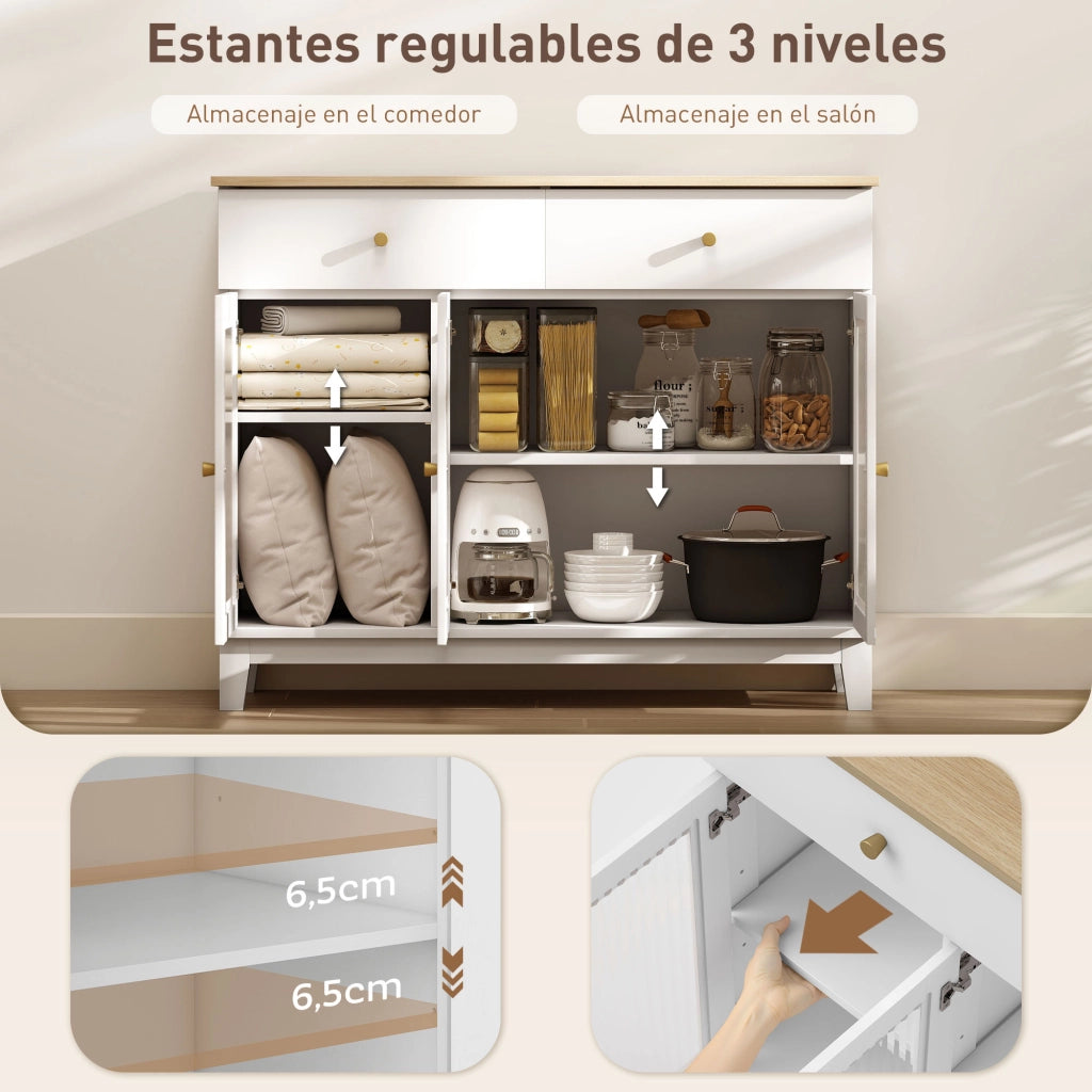 Armadio Moderno ¨C Minimal ¨C Bianco 100x35x80 cm