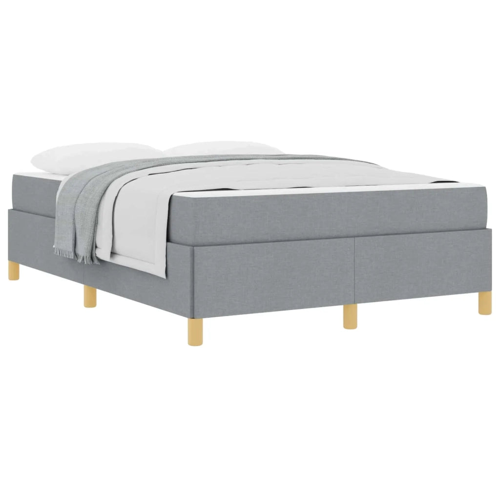 Struttura del letto Grigio chiaro 160 x 200 cm Tessuto 3398948