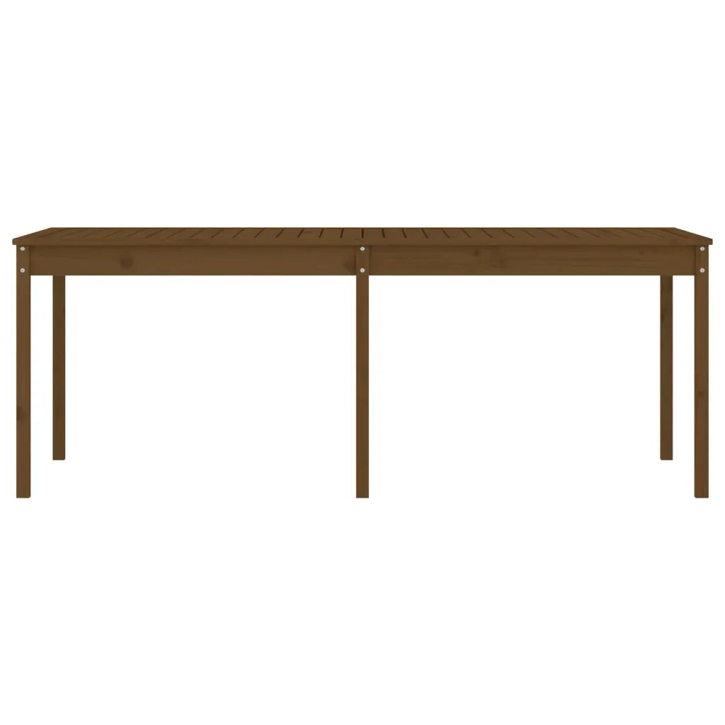 Tavolo da Giardino Ambra 203,5x100x76cm Legno Massello di Pino