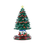 Paesaggio natale lotti 82748 up and down albero con movimento, luci e
