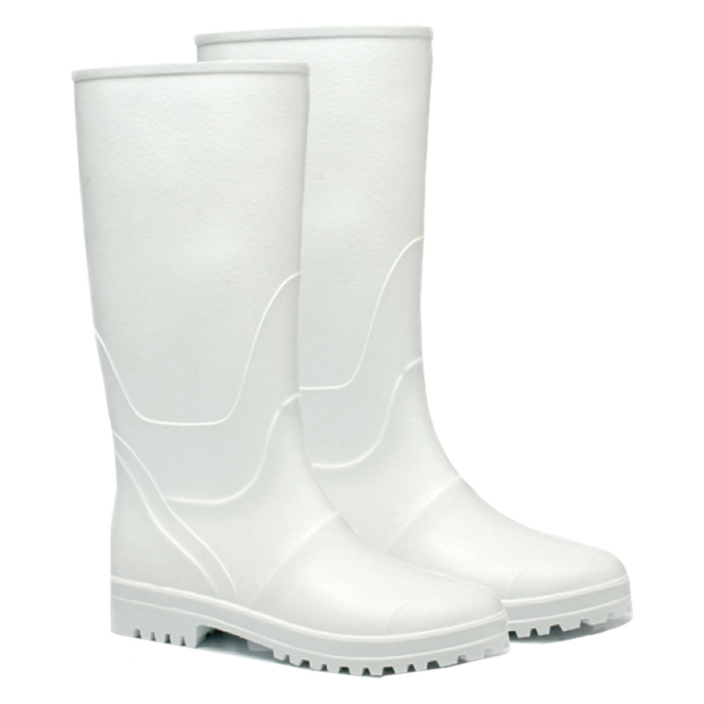 STIVALI 'GINOCCHIO' N. 45 - colore bianco  - MADE IN ITALY