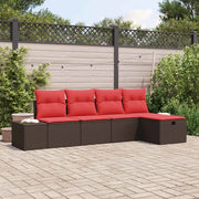 Set di divani 4 pz polyrattan 3360695
