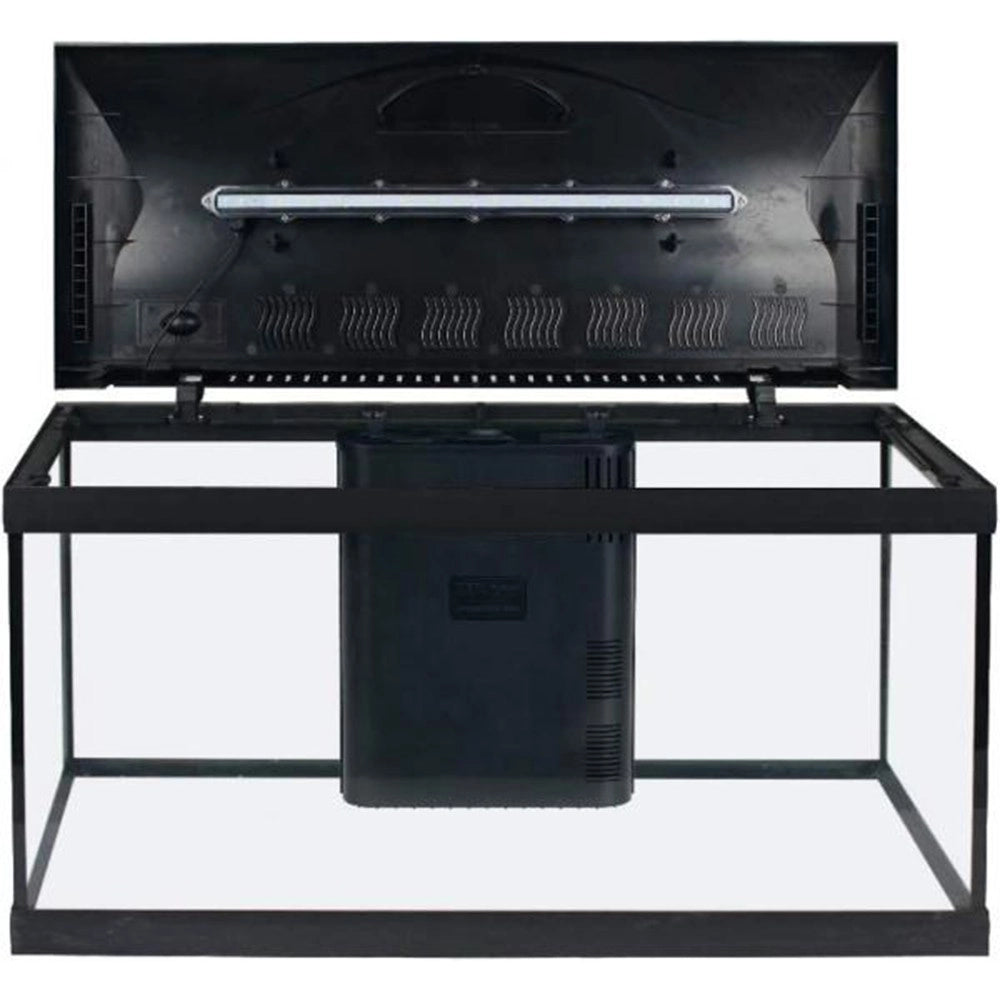 Amtra Basic LED 40 Nero - Acquario con filtro e illuminazione 25L cm42,5×23,5×33h