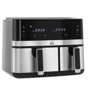 Friggitrice ad aria calda 2700W 8 funzioni ¨C zephmum ¨C 41.8x39.2x31.1 cm nero argento