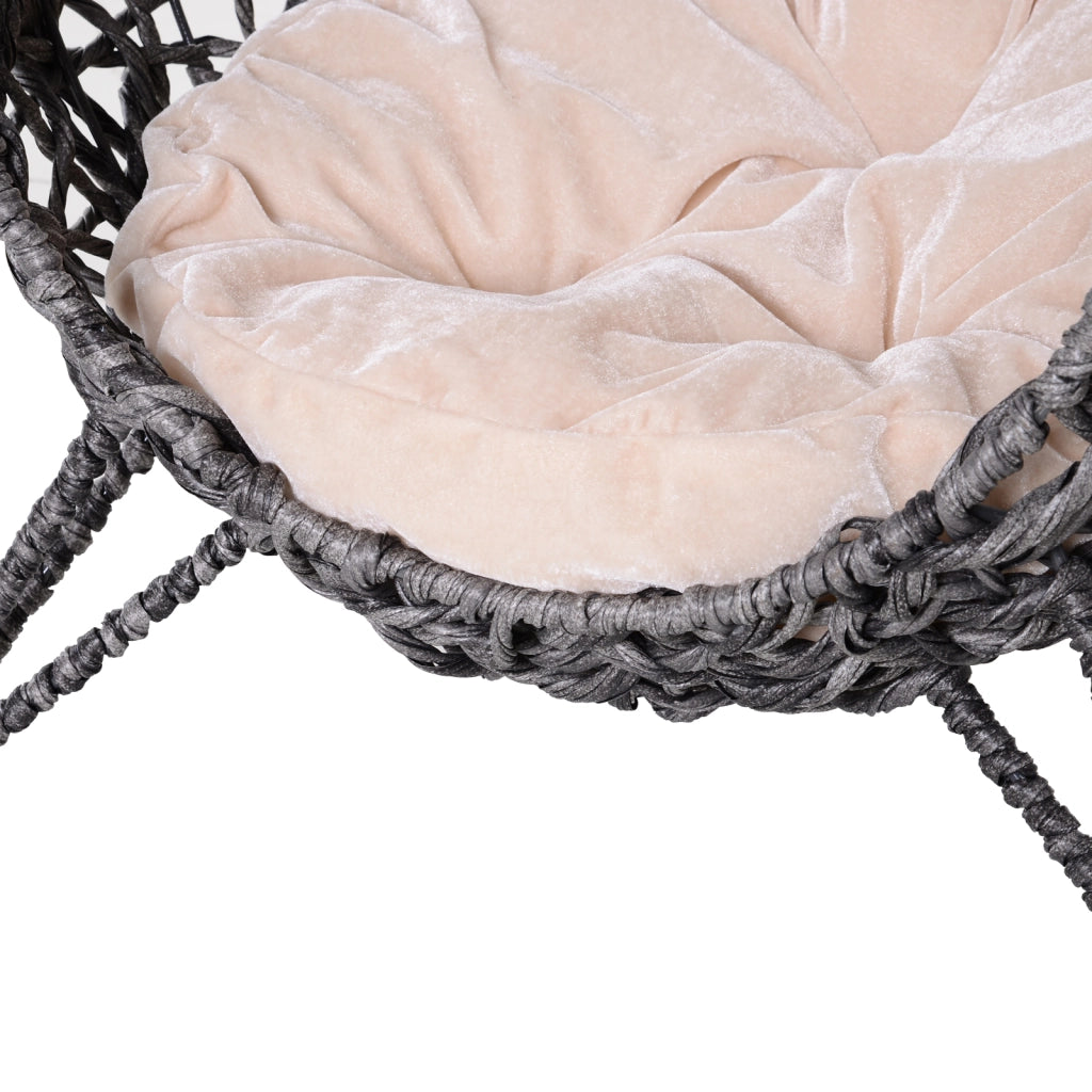 Letto a soppalco per gatti con cuscino ¨C Minimal ¨C Grigio 52x58 cm