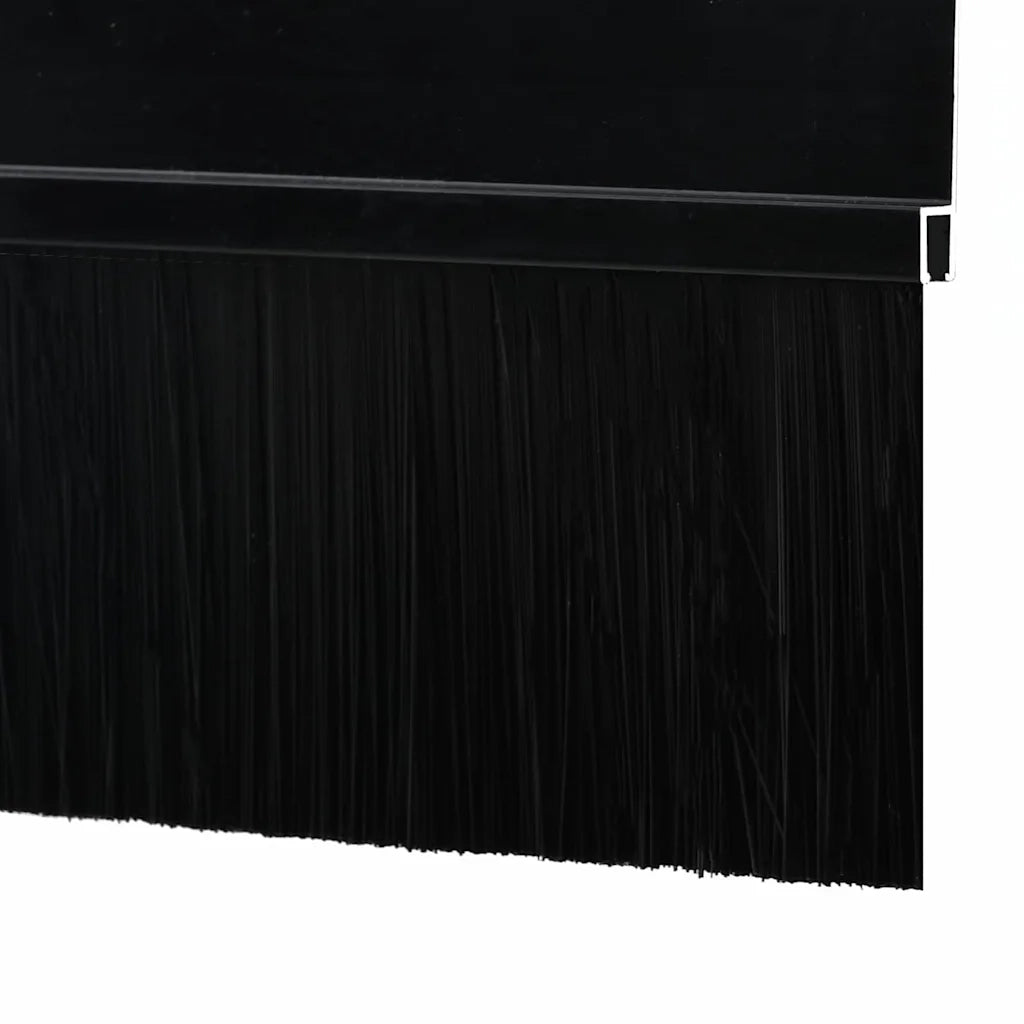 Spazzole per porte autoadesive 6 pz Nero 100 cm CFW2393253