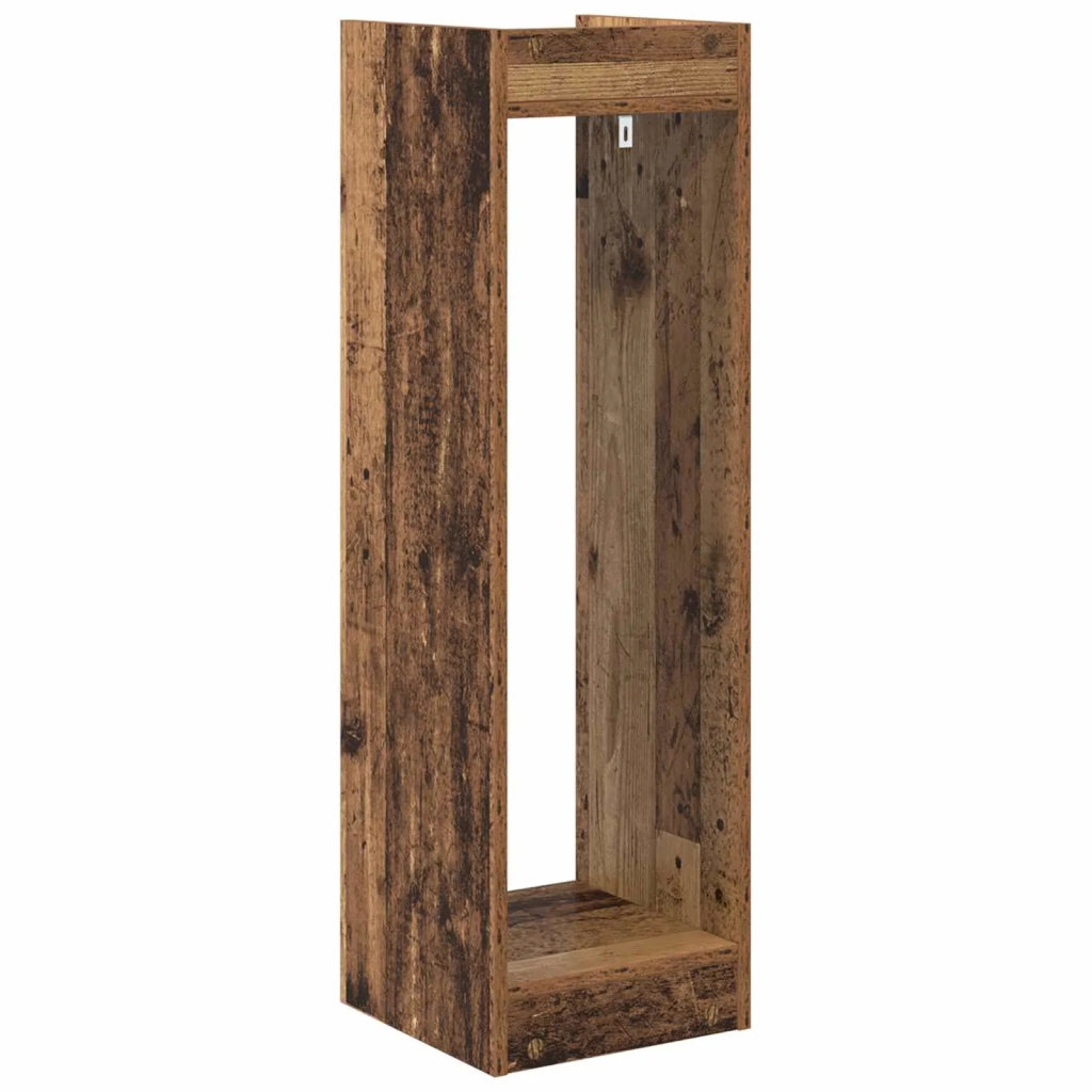 Supporto per piante 2 pz Legno antico 30 x 30 x 100 cm 899575