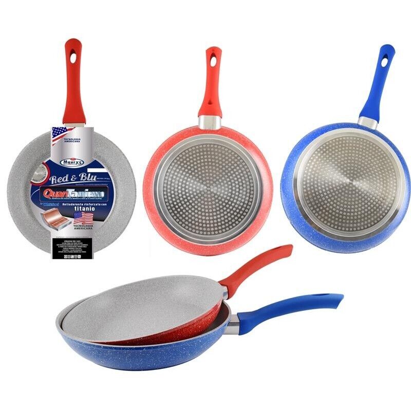 MAURY'S RED & BLU PADELLA ANTIADERENTE 28CM