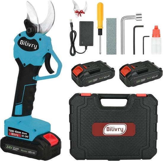Snoeischaar Elettrica Senza Fili con Batterie da 3000 mAh e Blocco di Sicurezza