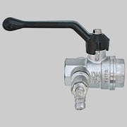 VALVOLA CON RUBINETTO SPURGO E TAPPO LEVA ALLUMINIO  11/4     BUGATTI