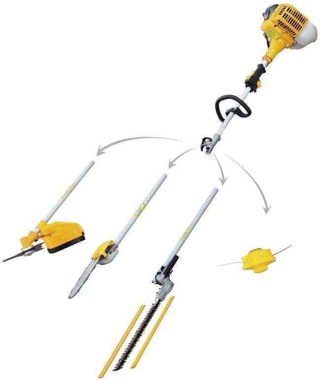 Sandrigarden SG TS-43 Tagliasiepi Combinato Multifunzione 4 in 1 42,7 cc 2 Tempi 1,3 kW Lama 40 cm