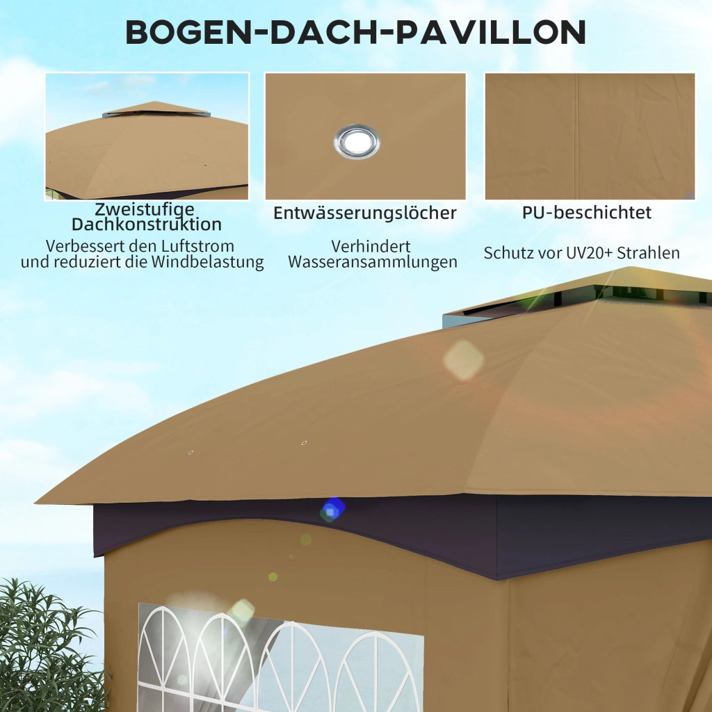 Gazebo ¨C Minimal ¨C beige 340x340 cm