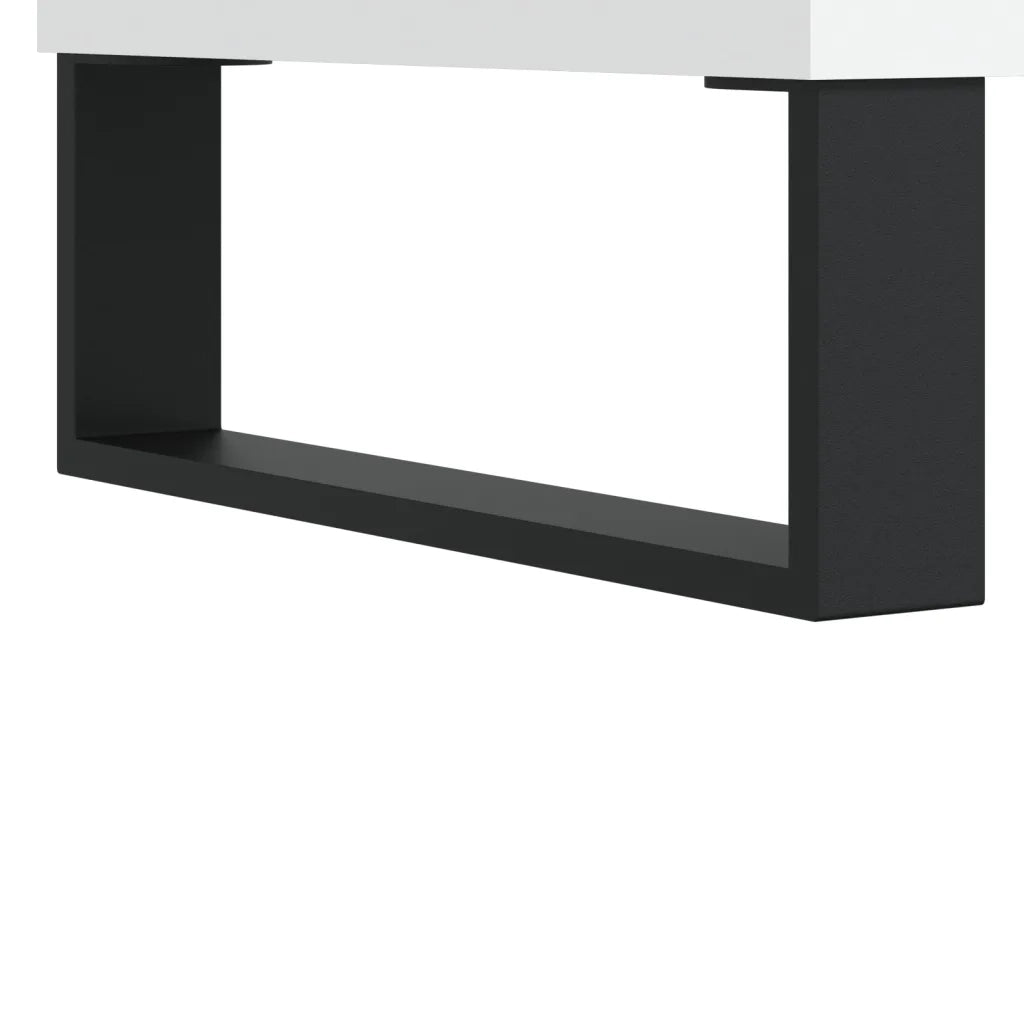 Credenza | Madia | Buffet da pranzo | Armadio da pranzo Bianca 69,5x34x90 cm in Legno Multistrato