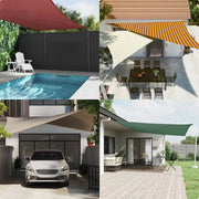 Vela da ombra solare Arancione e Marrone 3 x 4 x 4 m 42031145