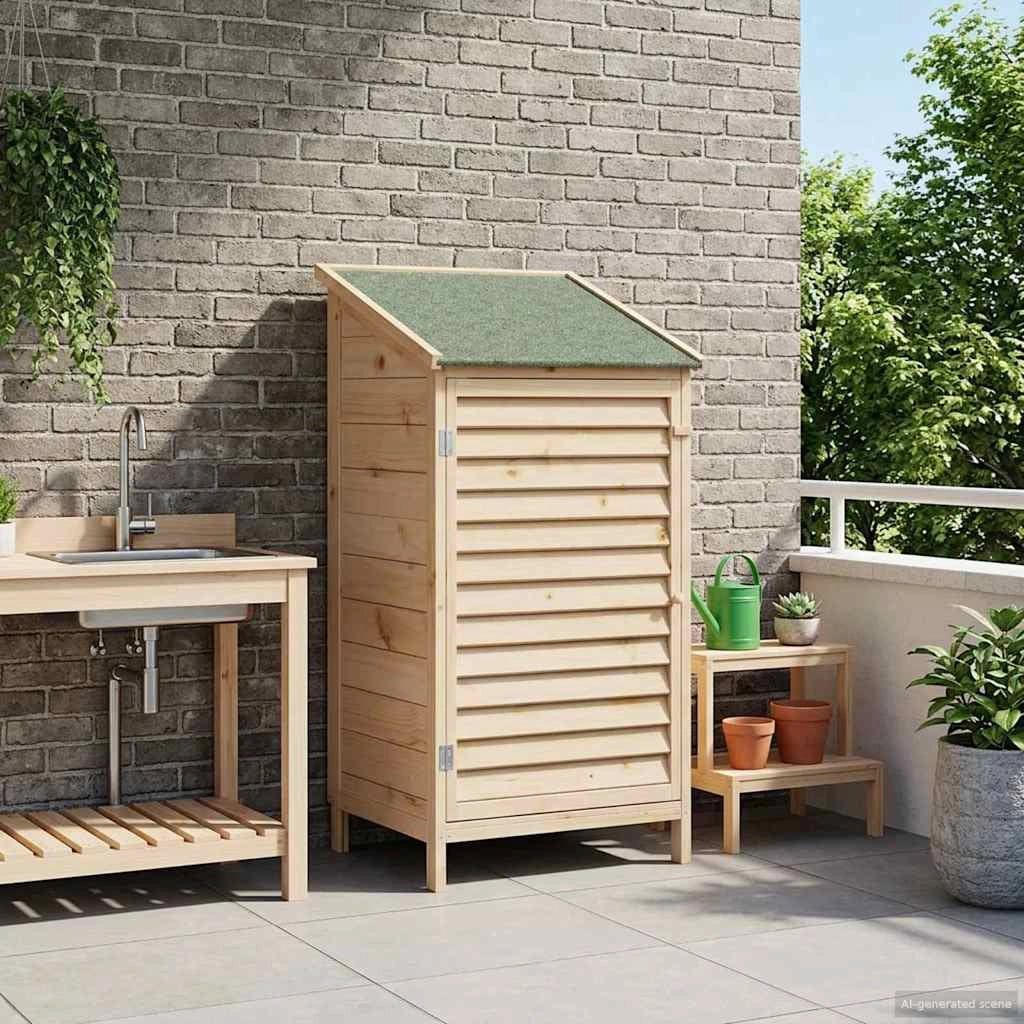 Capanno da Giardino con tetto Naturale 59 x 56 x 113,5 cm 42033452