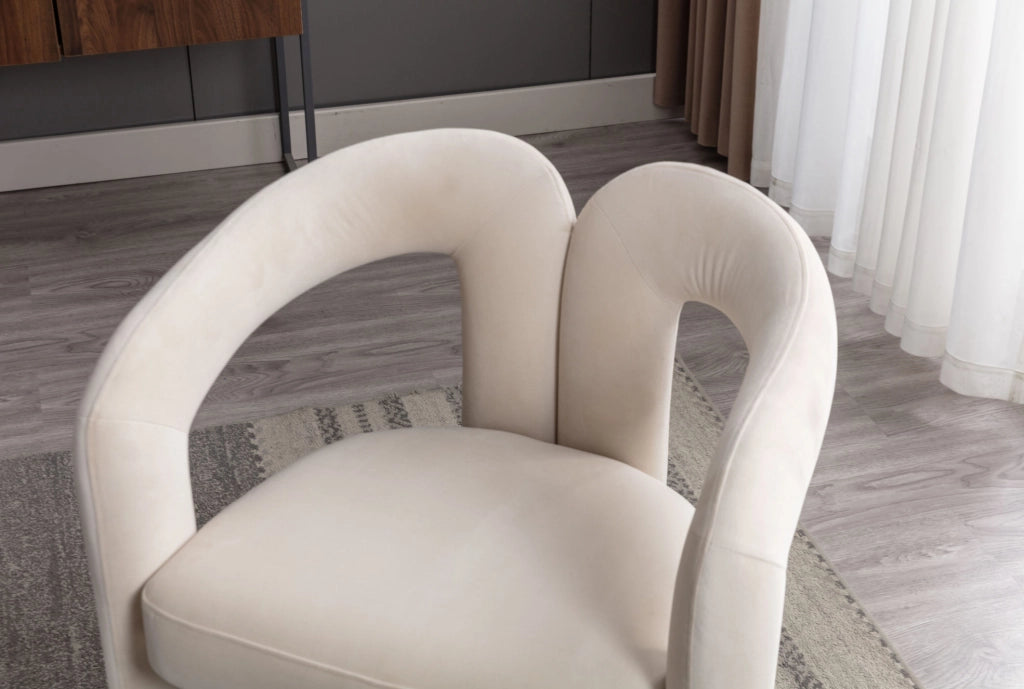 Sedia da pranzo moderna in velluto imbottita con braccioli, struttura in legno massello, 64x50,5x71 cm, colore verde scuro
