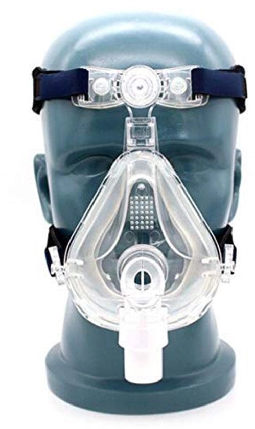 Maschera protettiva con cintura regolabile per il sonno.