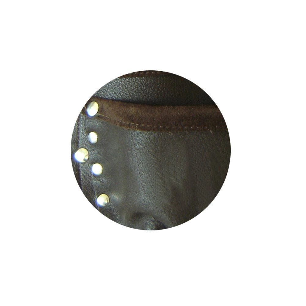 Borsa per carpentiere in cuoio 4 tasche professionale
