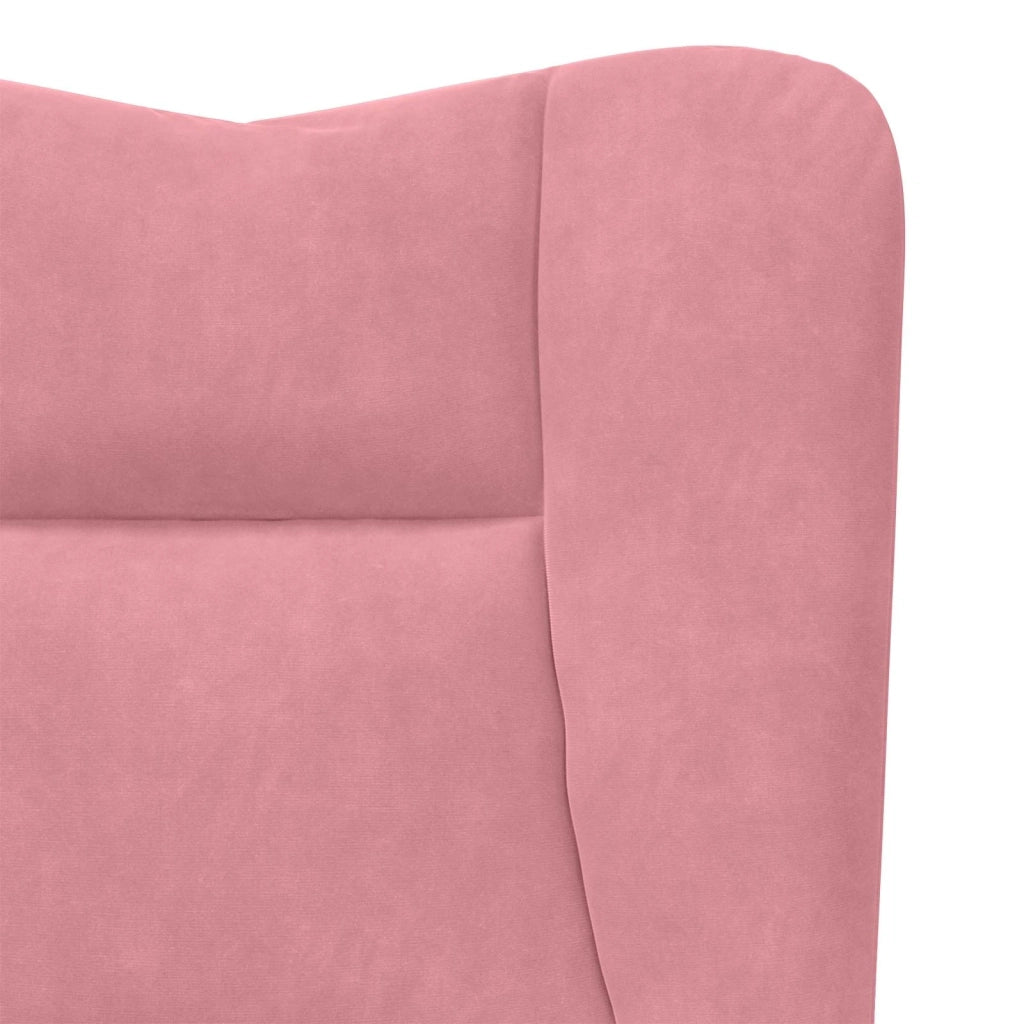 Divano Sedia-Poltrona Rosa 63 x 67 x 94 cm Velluto 492101