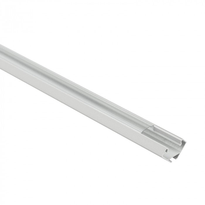 Profilo LED R01 angolare bianco cover trasparente 1m