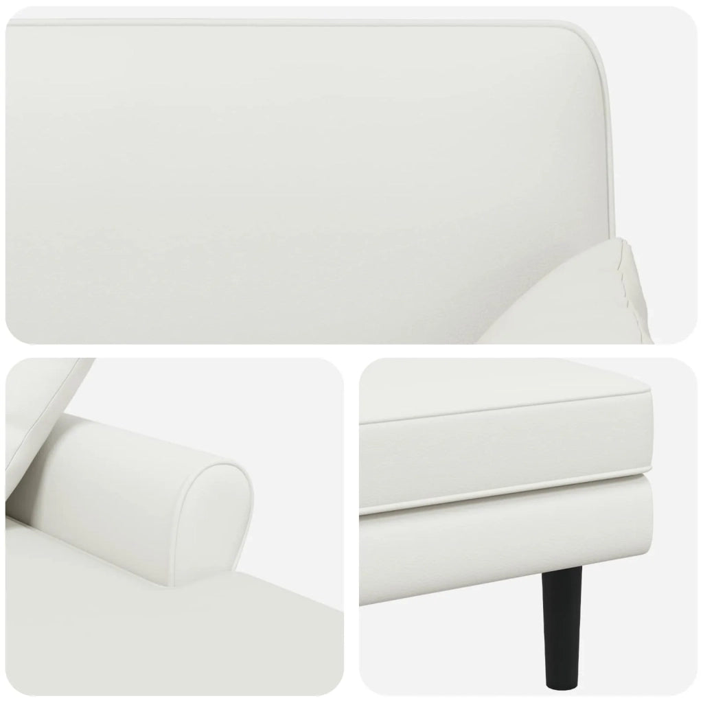 Chaise longue Bianco Similpelle 42048101