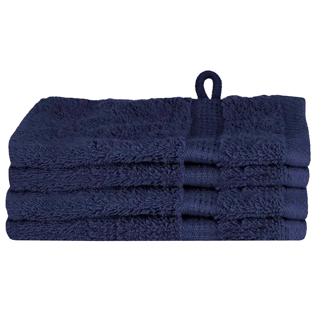 Asciugamano per Ospiti SOLUND 4 pcs Blu navy 15 x 21 cm 550 gsm 137249