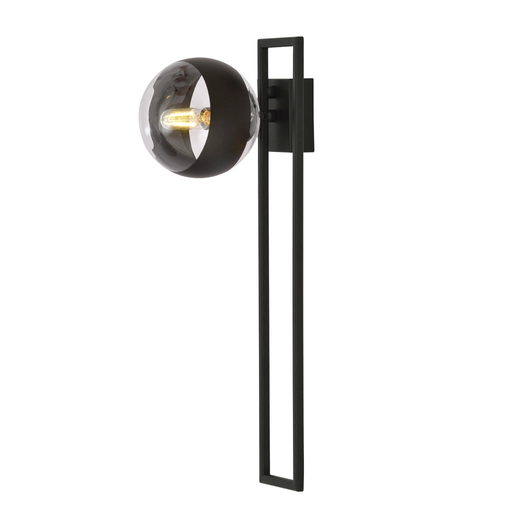 Plafoniera Moderna Perseo Acciaio Nero Mod3 1 Luce E14