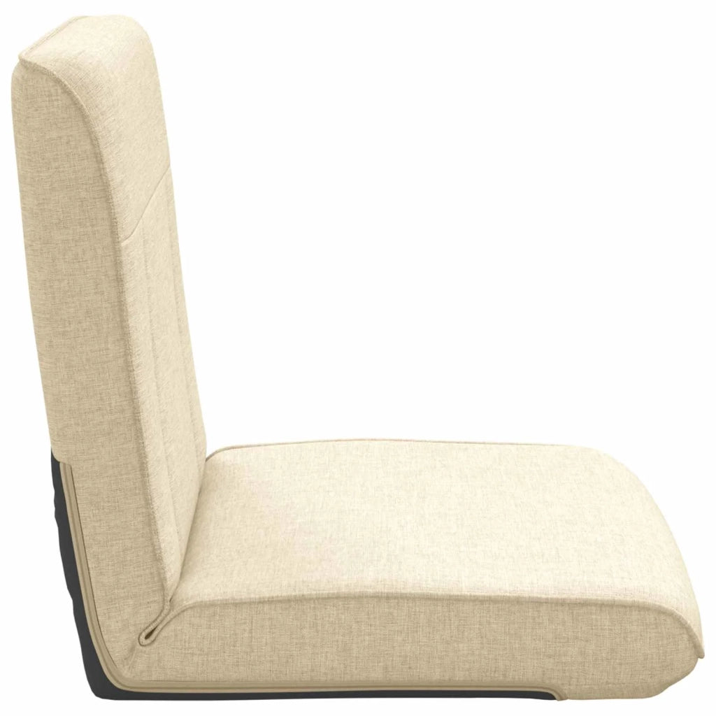 Sedia da Pavimento Crema 50 x 73 x 60 cm Tessuto 42028171