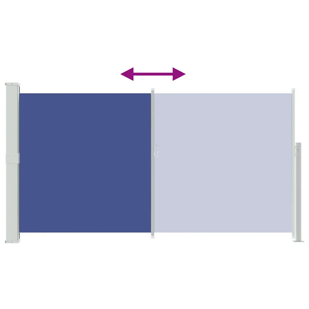 Tenda da Sole | Tenda laterale | Tendalino Laterale per Patio Terrazzo 160 x 300 cm Blu