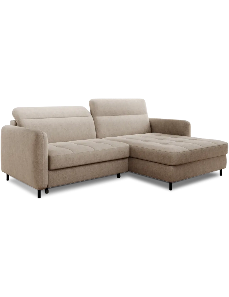 Divano ad angolo collezione GOUMSI colore Beige mélange