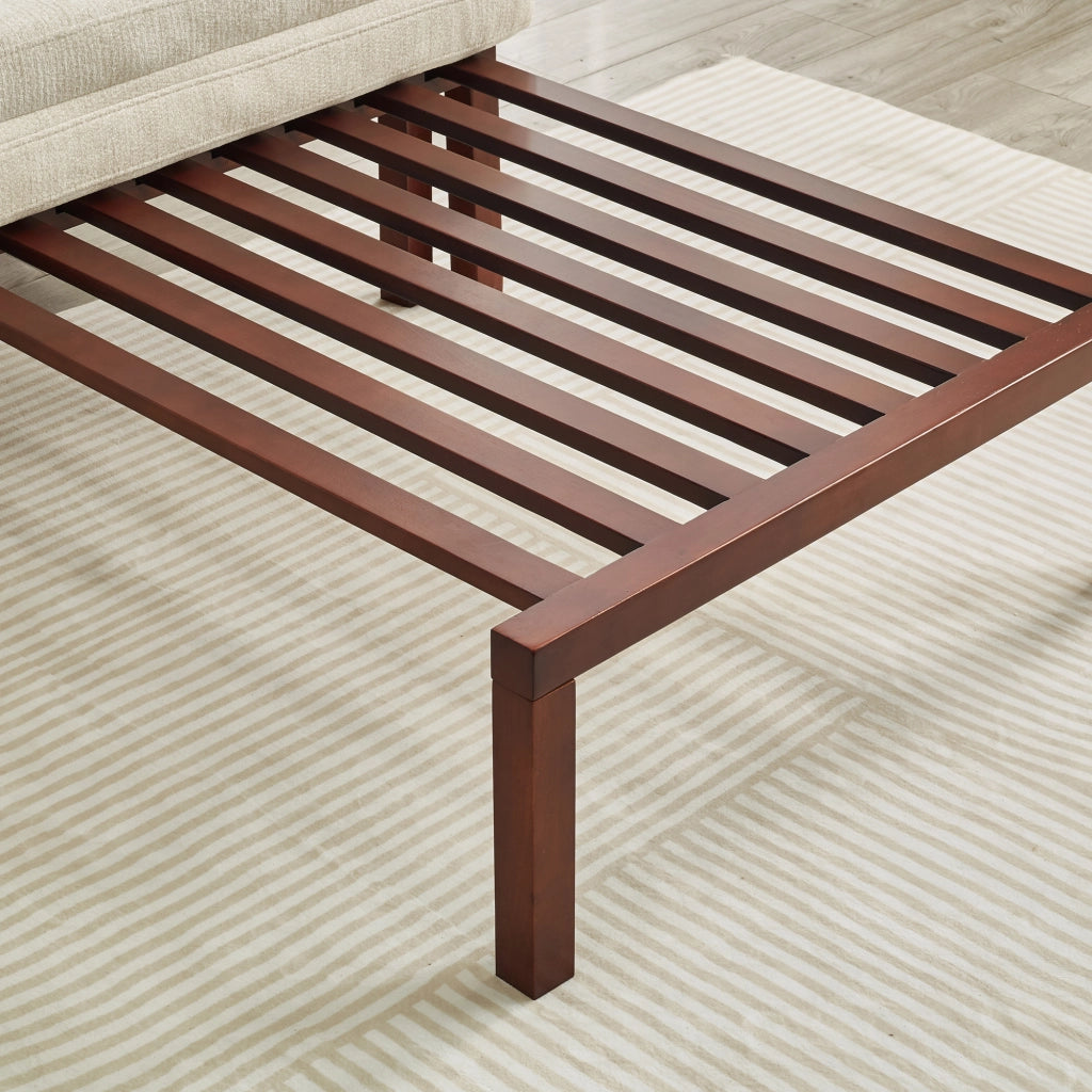 Poltrona letto singola pieghevole estensibile con porta USB Type-C telaio in legno rivestimento in velluto beige