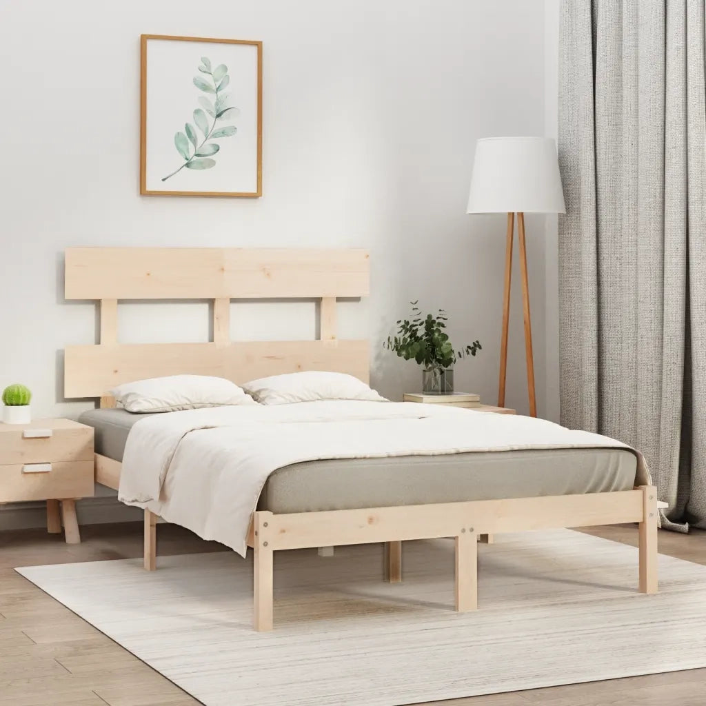 Giroletto-Struttura Letto in Legno Massello 120x200 cm 719404