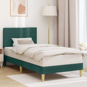 Struttura del letto Verde Scuro 80 x 200 cm Tessuto 42027549