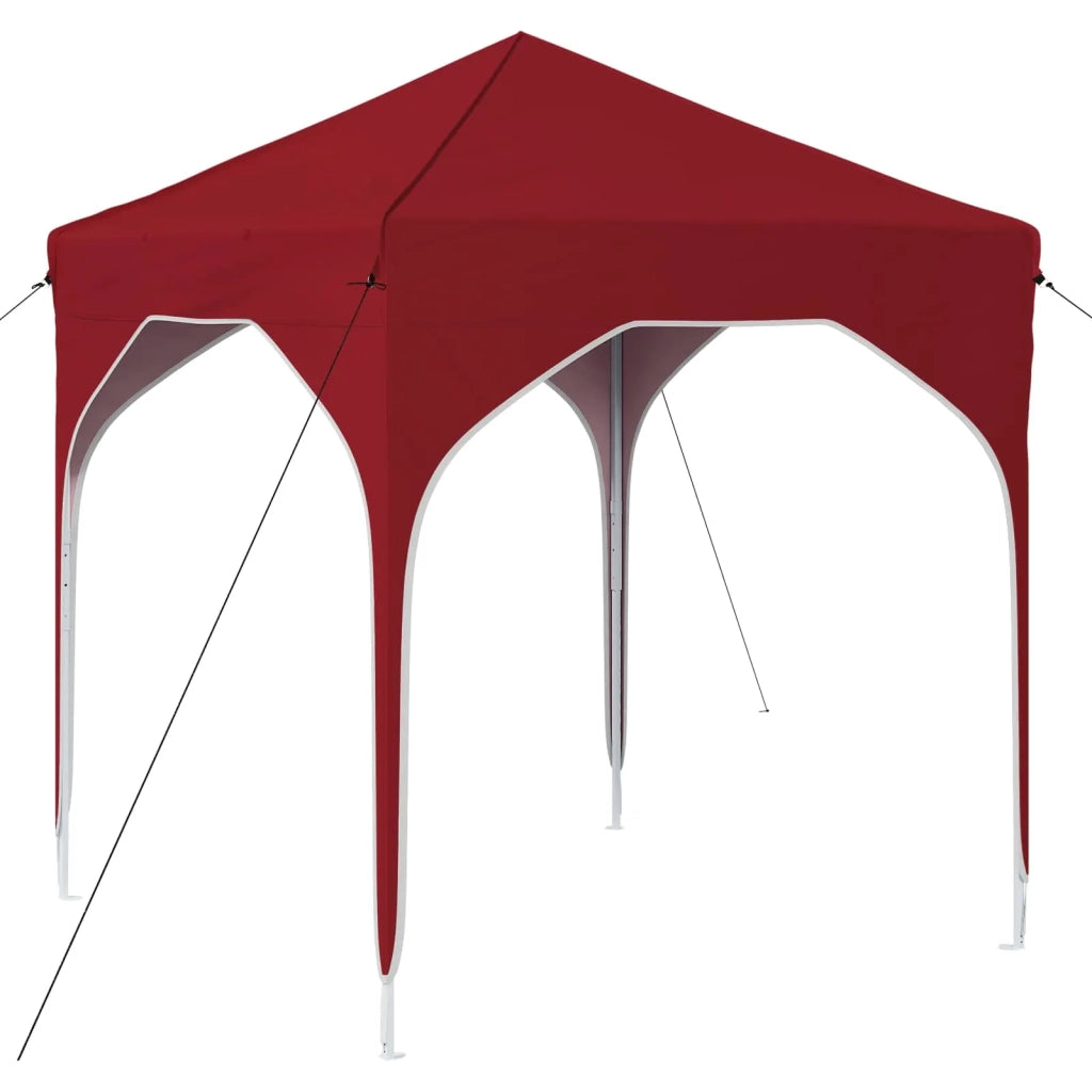 Tenda per feste a pop-up-Gazebo 194 x 194 x 245 cm Borgogna
