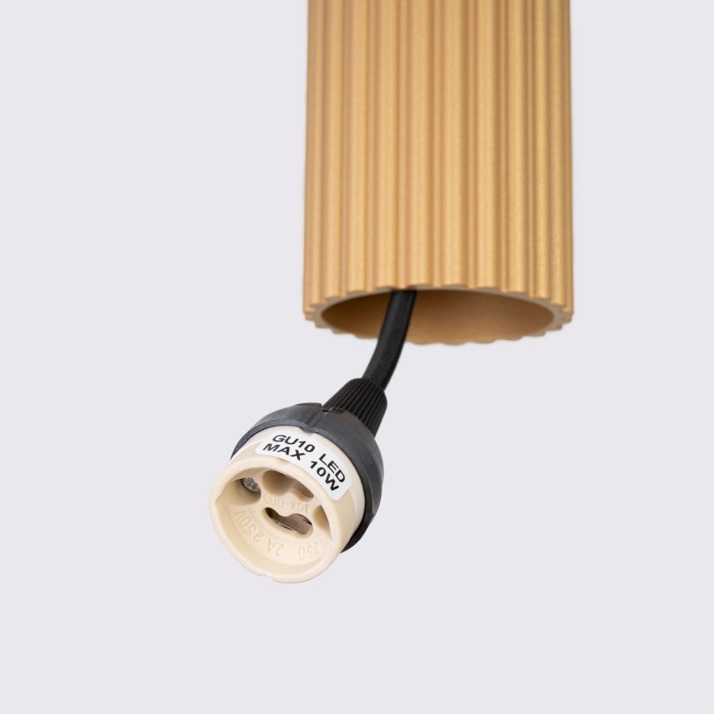 Lampada a sospensione KARBON 1 oro