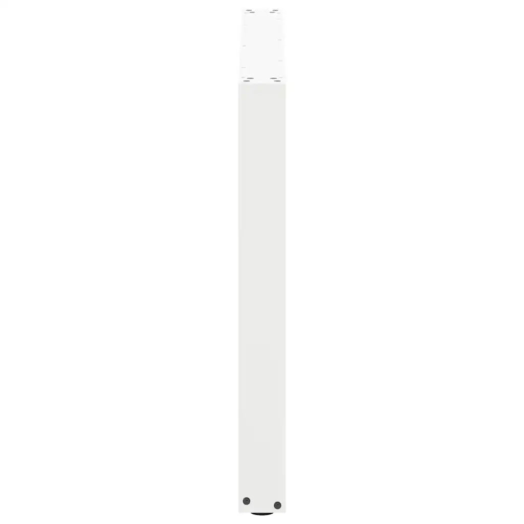Gambe per tavolo da pranzo forma U 2 pz bianche 100x(72-73) cm 4013197