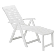 Poltrona antracite 60x108 H.109 con poggiapiedi