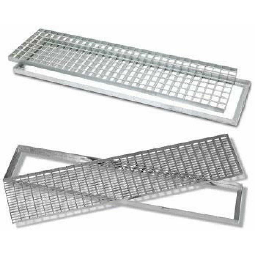 Griglia carrabile acciaio zincato con telaio 100x40 b07dpkxm2h