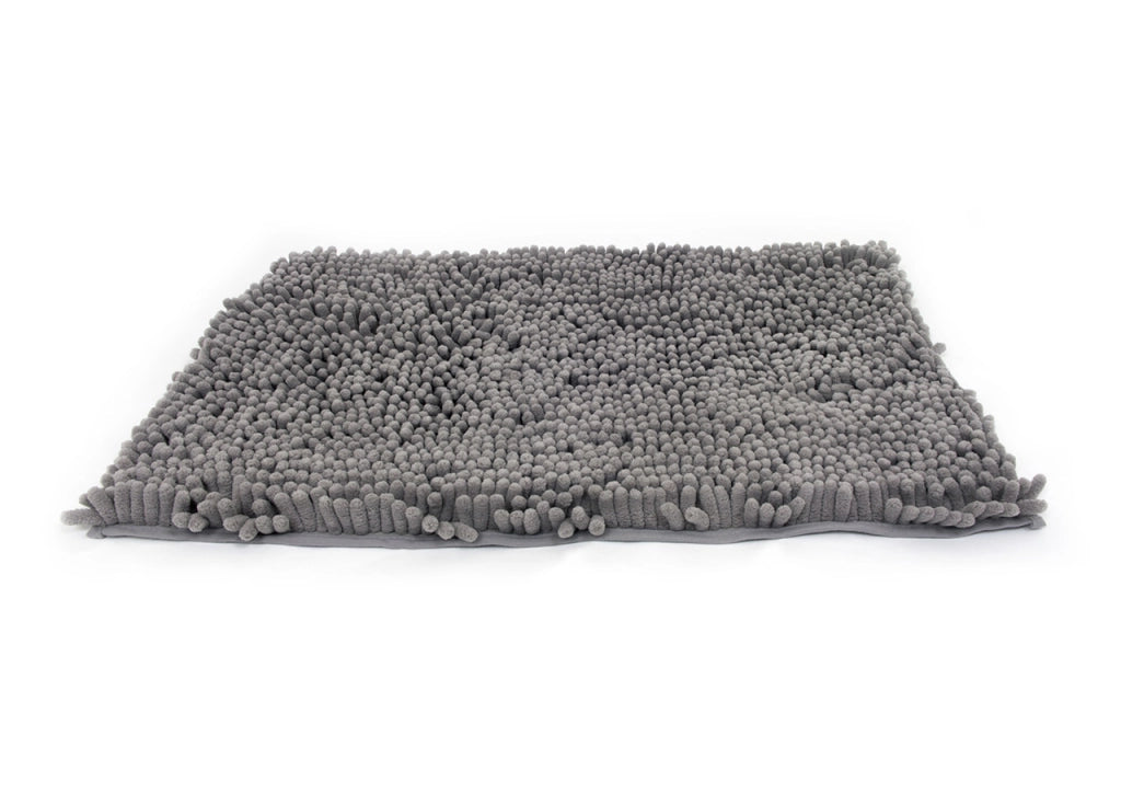 Tappeto Bagno Retro Gommato Antiscivolo Lavorazione Shaggy Modello Passatello - 50x80 - Stone