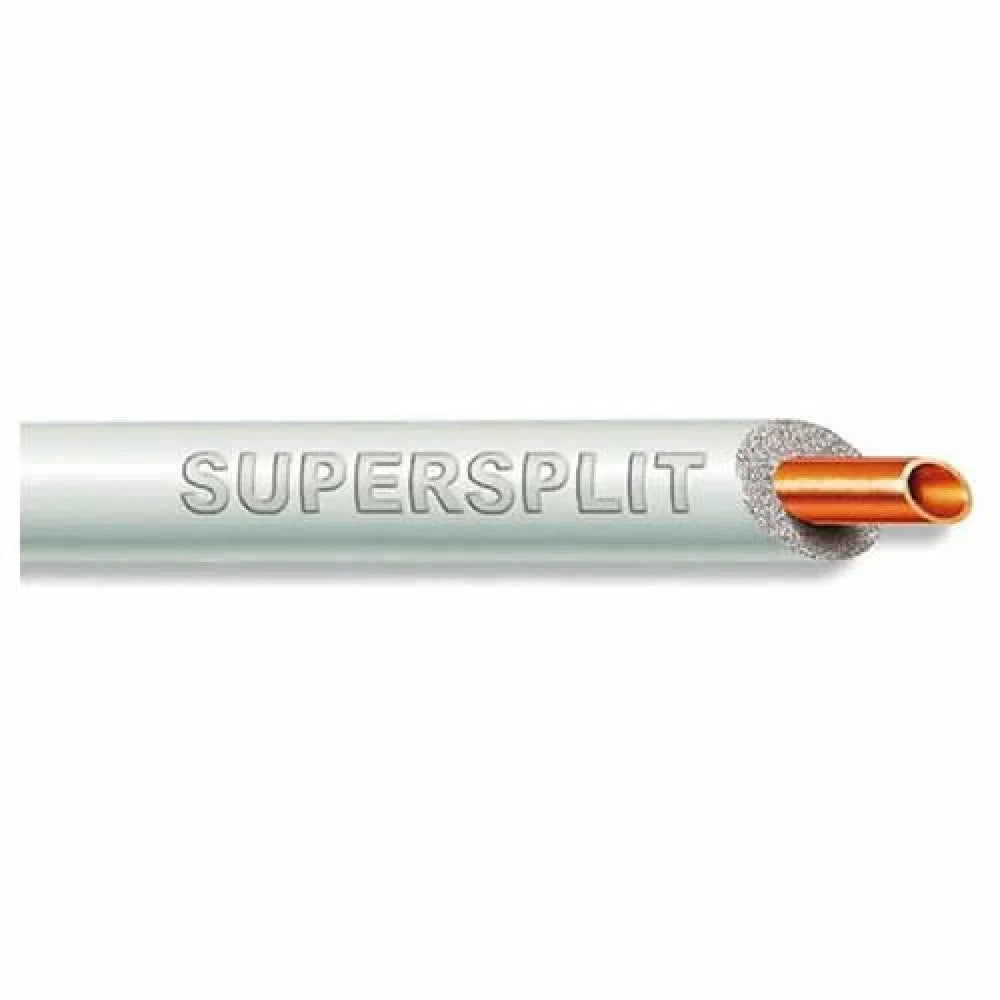 Tubo rame per condizionamento 1/4  x 0,8 sp.c. 6 rot mt.50 b00l