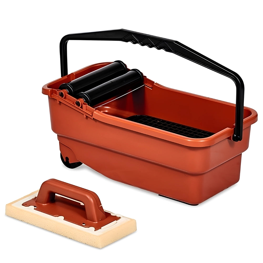 Vaschetta plastica rulli frattone spugna sweepex rimozione stuccatura