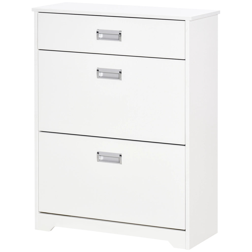 Scarpiera con 2 ante e ripiano regolabile ¨C Minimal ¨C Bianco 70x29x92 cm