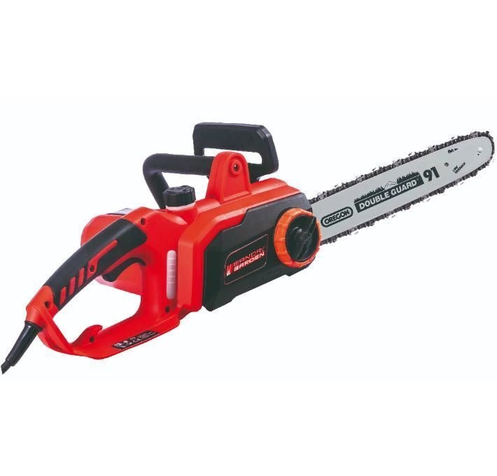 Sandrigarden 4512240 SG-ES 1635 Elettrosega Elettrica 1600 W con Barra Oregon 355 mm e Catena 3-8'' 53 Maglie colore Nero